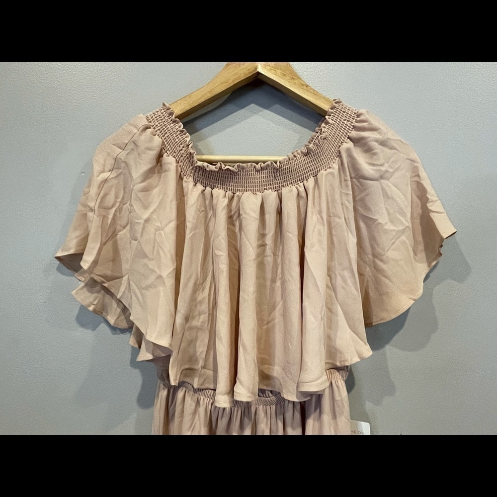 NWT Show Me Your Mumu Pink Hacienda Maxi Off the Shoulder Dress Size S - Picture 5 of 10